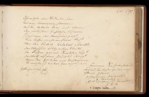Eintrag (Göttingen, 14.11.1761)