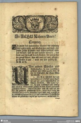 Leichenpredigt : Christliche Leich-Predigt. Eingang. Leich-Text. Erklärung. Lehr-Puncten. Gebet