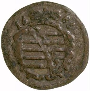 Münze, Dreier (NZ), 1686