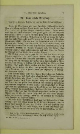 Roms älteste Verfassung