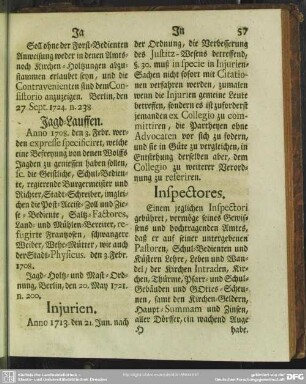 [Jagd-Lauffen - Justitz-Collegia]