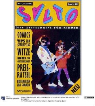SALTO Die Zeitschrift für Kinder Nr.1 Januar 1991
