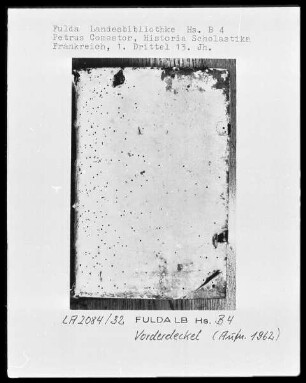 Petrus Comestor, Historia Scholastica — Frontdeckel