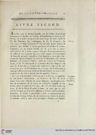 Livre second