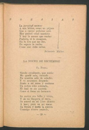 La noche de diciembre