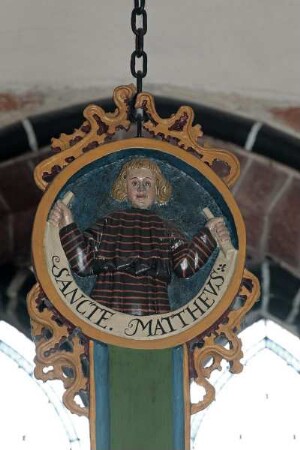Oberes Medaillon: Matthäusengel
