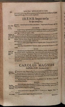 Carolus Magnus Imperator Germanicus.