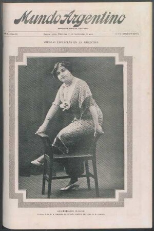 Artistas españolas en la Argentina [Fotografía] : Resurrección Quijano