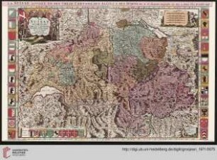 Karte 17 Nicolas Sanson d’Abbeville / Hubert Alexis Jaillot, Schweizerkarte 1696