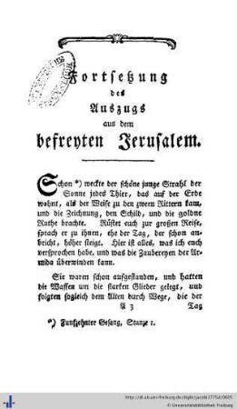 Fortsetzung des Auszugs aus dem befr. Jerusalem.