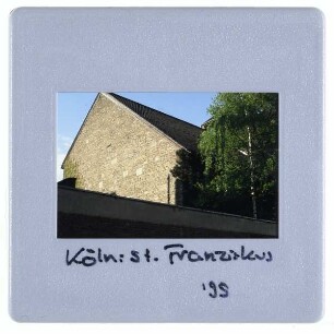 Köln, ehemalige Franziskanerkirche St. Marien : Fassade Giebel