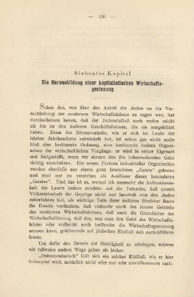 Siebentes Kapitel Die Herausbildung einer kapitalistischen Wirtschaftsgesinnung