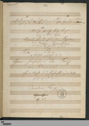 aa: Drey Lieder für eine Sopran und Mezzo-Sopranstimme mit Begleitung des Forte-Piano, op. 35 - Cod.mus.II.fol.53,aa