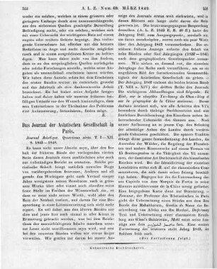 Journal asiatique. Abt. 4, T. 1-12. Paris: Société asiatique 1843-48