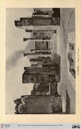 Pompei – Casa di Pansa. – Maison de Pansa – The House of Pansa – Das Haus der Pansa.