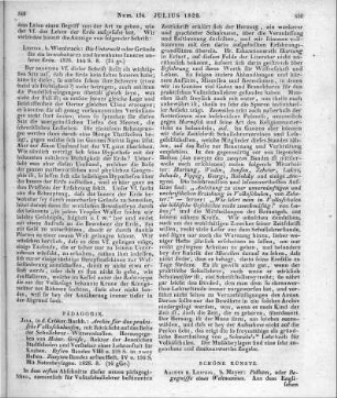 Archiv für das practische Volksschulwesen. Mit Rücksicht auf das Beste der Schullehrer-Wittwencassen. Bd. 1, H. 1-2, Bd. 2, H. 1. Hrsg. v. H. Gräfe. Jena: Cröker 1828