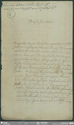 Eigenh. Brief von Charlotte Schlegel an August Wilhelm von Schlegel, Harburg, 08.10.1827