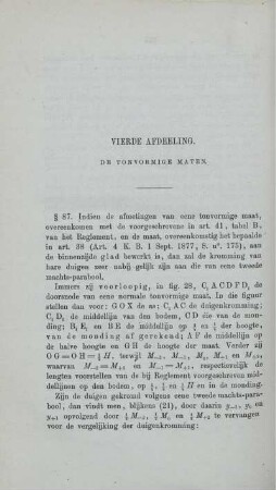 Vierde Afdeeling. De tonvormige maten.