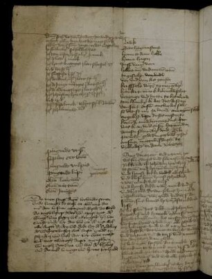 Historiographische Notizen und Rechnungsvermerke