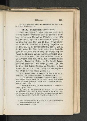 1744. Hülsemann (Kaspar Peter).