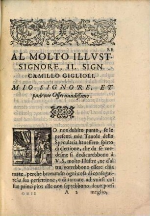 Tavole della prima parte della specularia