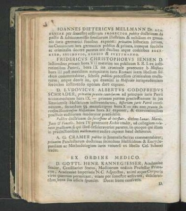 Ex Ordine Medico.