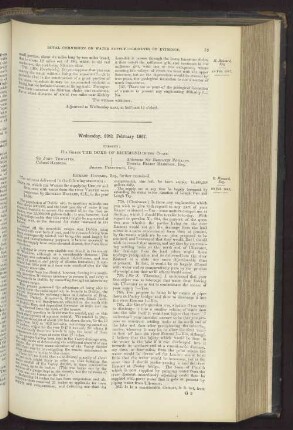 Wednesday, 20th February 1867.