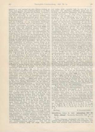 388-390 [Rezension] Steinführer, B., Untersuchung über den Namen “Jehovah”