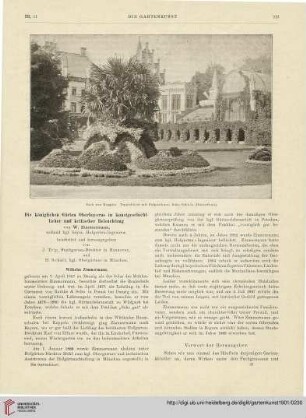 3: Die königlichen Gärten Oberbayerns in kunstgeschichtlicher und kritischer Beleuchtung, [1]