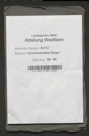 Hypothekarische Eintragung des Fruchtzehnten in Walpersdorf