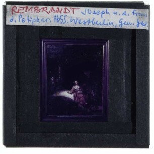 Rembrandt, Joseph wird von Potiphars Frau angeklagt (Berlin GG 828H)
