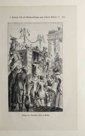Einzug der Prinzessin Luise in Berlin