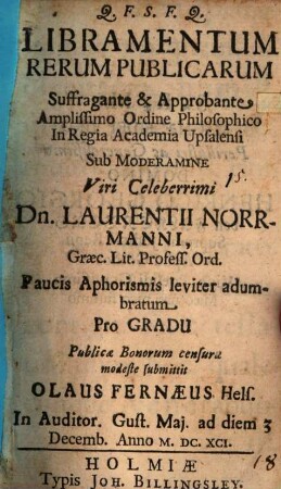 Libramentum rerum publicarum
