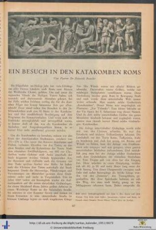 Ein Besuch in den Katakomben Roms.