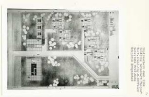 Deutsche Botschaft [Lagos] (Diplomarbeit bei Karl Wilhelm Ochs): Grundriss Erdgeschoss 1:200