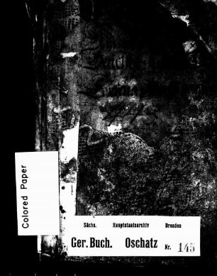 Gerichtshandels- und Konsensbuch von Clanzschwitz (bei Strehla), Bd. 1