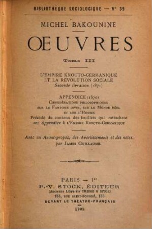 Oeuvres. 3 = 39