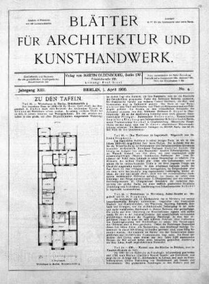 No. 4, 1. April 1900