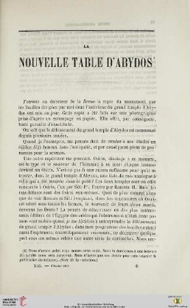 N.S. 13.1866: La nouvelle table d'Abydos