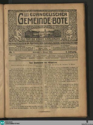 Evangelischer Gemeindebote Karlsruhe