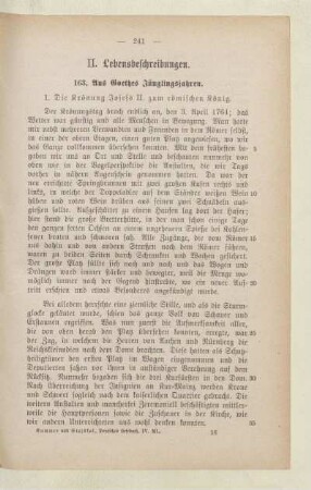 II. Lebensbeschreibungen