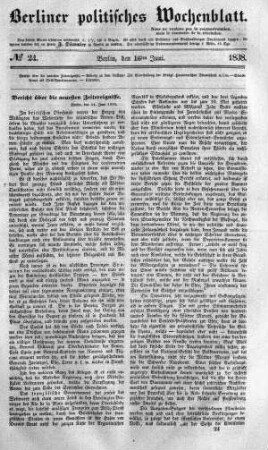 No 24, 16. Juni 1838