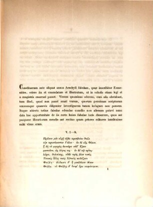 De Aeschyli Eumenidibus commentatio critica et exegetica