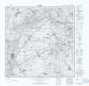 2040 Laage, Meßtischblatt (4cm - Karte)