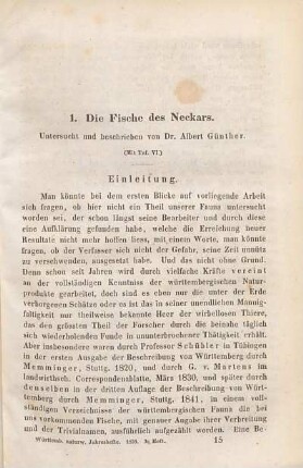 Die Fische des Neckars