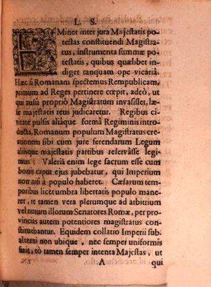 Dissertatio Jvridica De Præsidibvs Provinciarvm Apvd Romanos