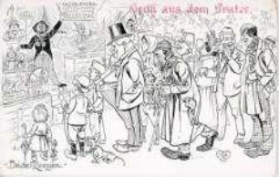 Antisemitische Postkarte