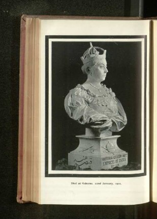 Queen Victoria, Dies at Osborne, 22nd January, 1901.