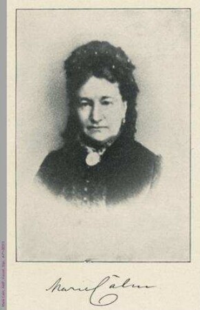 Porträt von Marie Calm