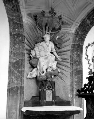 Markusaltar — Sitzfigur des Evangelisten Markus